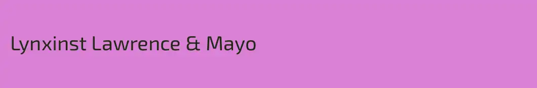Lynxinst Lawrence & Mayo